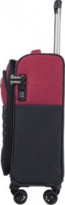 Puccini Mała kabinowa walizka PUCCINI MALMO EM50710C 3 Czerwono czarna 4