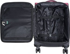 Puccini Mała kabinowa walizka PUCCINI MALMO EM50710C 3 Czerwono czarna 5