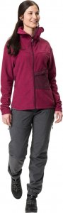 Vaude Kurtka polarowa sportowa damska Yaras - czerwona 38 3