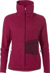 Vaude Kurtka polarowa sportowa damska Yaras - czerwona 38 6
