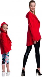 RENNWEAR Kardigan damski i dziecięcy czerwony 128-134 cm 1