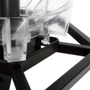 ProGarden Karmnik dla ptaków / budka na karmę ziarno czarny 4