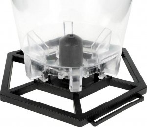 ProGarden Karmnik dla ptaków / budka na karmę ziarno czarny 7