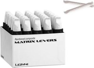 Lezyne Łyżki do opon MATRIX LEVEL BOX pudełko 30 x 2szt. białe (LZN-1-TL-MTRX-V1KIT07) 1