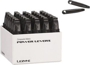 Lezyne Łyżki do opon POWER LEVER BOX czarne 30 x 2 szt. Pudełko (LZN-1-TL-POWR-V1BOX04) 1