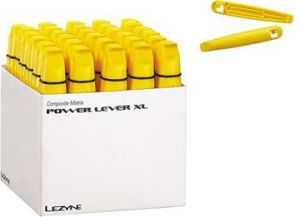 Lezyne Łyżki do opon POWER LEVER XL BOX żółte 30 x 2 szt. pudełko (LZN-1-TL-POWRXL-V1BOX16) 1
