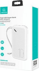 Powerbank Usams Powerbank PB56 10000mAh 2xUSB Biały 2