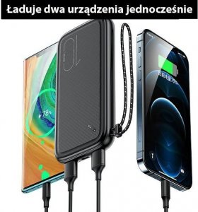 Powerbank Usams Powerbank PB56 10000mAh 2xUSB Zielony 3