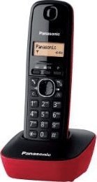 Telefon stacjonarny Panasonic Telefon stacjonarny Panasonic KX-TG1611PDR (kolor czerwony) 1
