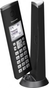 Telefon stacjonarny Panasonic Telefon stacjonarny DECT firmy PANASONIC - TGK220 - z automatyczna sekretarka - czarny 3