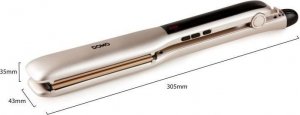 Prostownica Domo DOMO - DO1092HS - Cyfrowa prostownica - Powloka ceramiczna - Przycisk wl./wyl. - Regulacja temperatury od 130 do 230 4