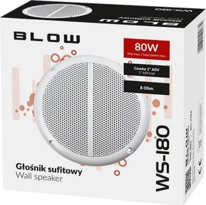 Blow 30-713# Głośn. sufitowy ws-180 165mm 80w/8ohm 3