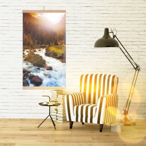 Grzejnik Trio Ogrzewanie na podczerwień. Grzejnik obraz. (Rzeka) 12