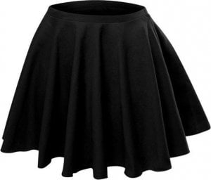 RENNWEAR Rozkloszowana spódniczka z koła - czarny 104-110 cm 1