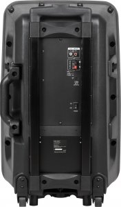 Głośnik Azusa Kolumna aktywna ( z 2 mikrofonami bezprzewodowymi, SD, Bluetooth, USB) 12" 40W 2