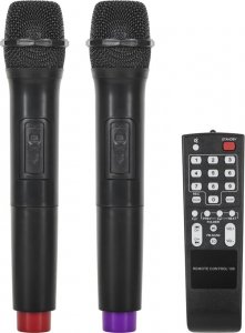 Głośnik Azusa Kolumna aktywna ( z 2 mikrofonami bezprzewodowymi, SD, Bluetooth, USB) 12" 40W 4