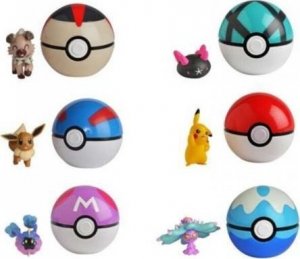 Figurka Bizak Figurki Superbohaterów Pokemon  Pokeball Clip'N Go Bizak 1