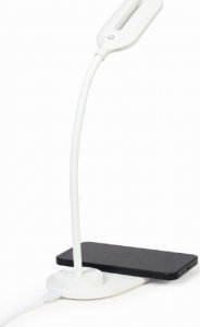 Lampka biurkowa Gembird biała  (TA-WPC10-LED-01-W) 6