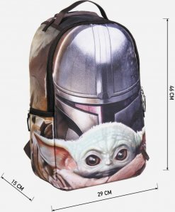 The mandalorian Plecak szkolny The Mandalorian Brązowy (30 x 44 x 12 cm) 7