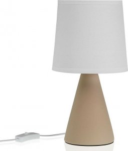 Lampa stołowa Bigbuy Home Lampa stołowa Versa Beżowy Trójkąt Ceramika (13 x 25 cm) 1