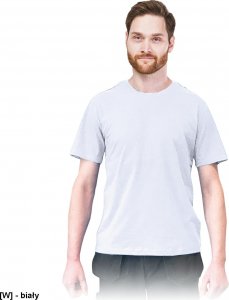 R.E.I.S. TSR-REGU - t-shirt męski o standardowym kroju, 100% bawełna - biały 3XL 1