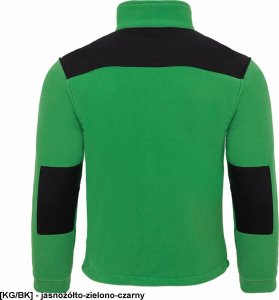 JHK FLRA 340 - bluza polarowa unisex, gruba posiada bardzo dobre właściwości cieplne - złoty fluorescencyjny S 39