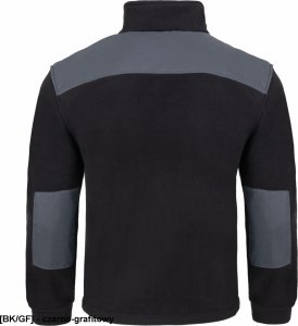 JHK FLRA 340 - bluza polarowa unisex, gruba posiada bardzo dobre właściwości cieplne - złoty fluorescencyjny S 61