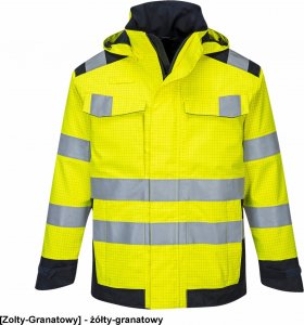 Portwest MV70 - Kurtka Modaflame Multi Norm Arc - żółty-granatowy M 1
