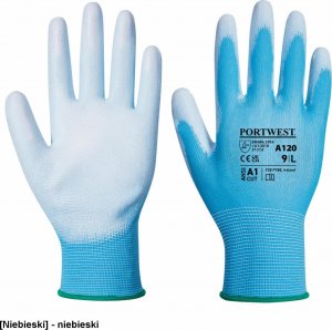 Portwest A120 - Rękawica powlekana PU - niebieski S 1