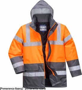 Portwest S467 - Dwukolorowa kurtka ostrzegawcza Traffic - pomarańcz-szary XL 1