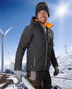 Ardon SOFTSHELL VISION H9178 H9179 H9180  Ardon - modna ocieplana zimowa kurtka z wysokiej jakości materiału, - Niebieski H9179 3XL 1