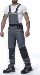 Ardon ARDON 4Xstretch - spodnie robocze ogrodniczki stretch, dużo praktycznych kieszeni + na nakolanniki, d-ring, oddychający - niebieski H6084 50 22