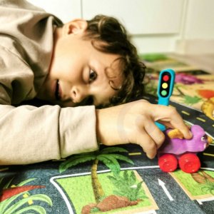 Woopie WOOPIE Mata Droga dla Samochodzików  Zestaw Dinozaury Auta + Znaki Drogowe 3