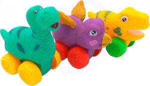 Woopie WOOPIE Mata Droga dla Samochodzików  Zestaw Dinozaury Auta + Znaki Drogowe 8