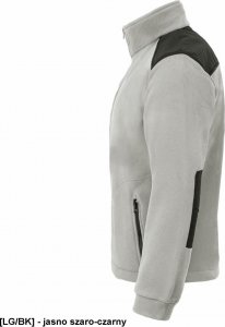 JHK FLRA 340 - bluza polarowa unisex, gruba posiada bardzo dobre właściwości cieplne - złoto-czarny L 15