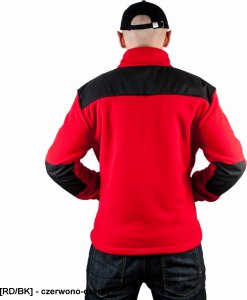 JHK FLRA 340 - bluza polarowa unisex, gruba posiada bardzo dobre właściwości cieplne - złoto-czarny L 21