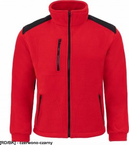 JHK FLRA 340 - bluza polarowa unisex, gruba posiada bardzo dobre właściwości cieplne - złoto-czarny L 25