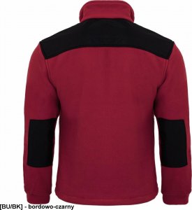 JHK FLRA 340 - bluza polarowa unisex, gruba posiada bardzo dobre właściwości cieplne - złoto-czarny L 5