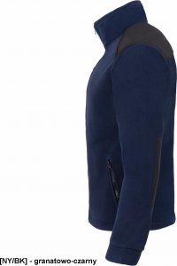 JHK FLRA 340 - bluza polarowa unisex, gruba posiada bardzo dobre właściwości cieplne - czarno-grafitowy 4XL 115