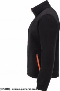 JHK FLRA 340 - bluza polarowa unisex, gruba posiada bardzo dobre właściwości cieplne - brązowo-czarny L 111