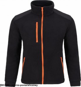 JHK FLRA 340 - bluza polarowa unisex, gruba posiada bardzo dobre właściwości cieplne - brązowo-czarny L 113
