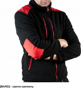 JHK FLRA 340 - bluza polarowa unisex, gruba posiada bardzo dobre właściwości cieplne - brązowo-czarny L 12