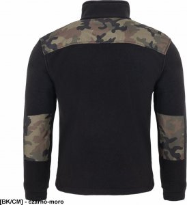 JHK FLRA 340 - bluza polarowa unisex, gruba posiada bardzo dobre właściwości cieplne - brązowo-czarny L 85