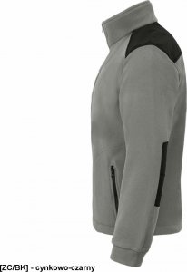 JHK FLRA 340 - bluza polarowa unisex, gruba posiada bardzo dobre właściwości cieplne - brązowo-czarny L 93