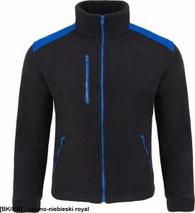 JHK FLRA 340 - bluza polarowa unisex, gruba posiada bardzo dobre właściwości cieplne - piaskowo-czarny XL 104