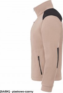 JHK FLRA 340 - bluza polarowa unisex, gruba posiada bardzo dobre właściwości cieplne - piaskowo-czarny XL 32