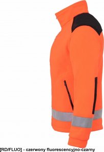 JHK FLRA 340 - bluza polarowa unisex, gruba posiada bardzo dobre właściwości cieplne - piaskowo-czarny XL 57