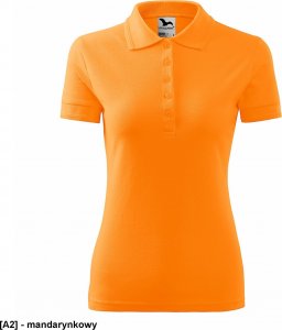 MALFINI Pique Polo 210 - ADLER - Koszulka polo damska, 200 g/m2, 65% bawełna, 35% poliester - jasnoszary melanż L 1