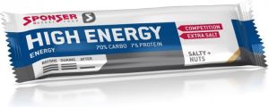 Sponser Baton energetyczny HIGH ENERGY BAR solone orzeszki ziemne pudełko (30szt x 45g) (SPN-90-437) 1