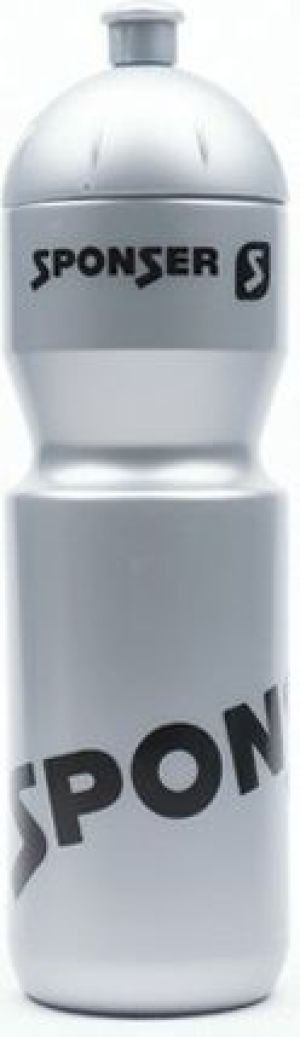Sponser Bidon FARBIG srebrny, czarne logo 750 ml (SPN-82-012-SCZ) 1